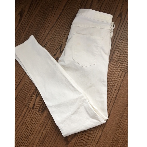 h and m white jeans